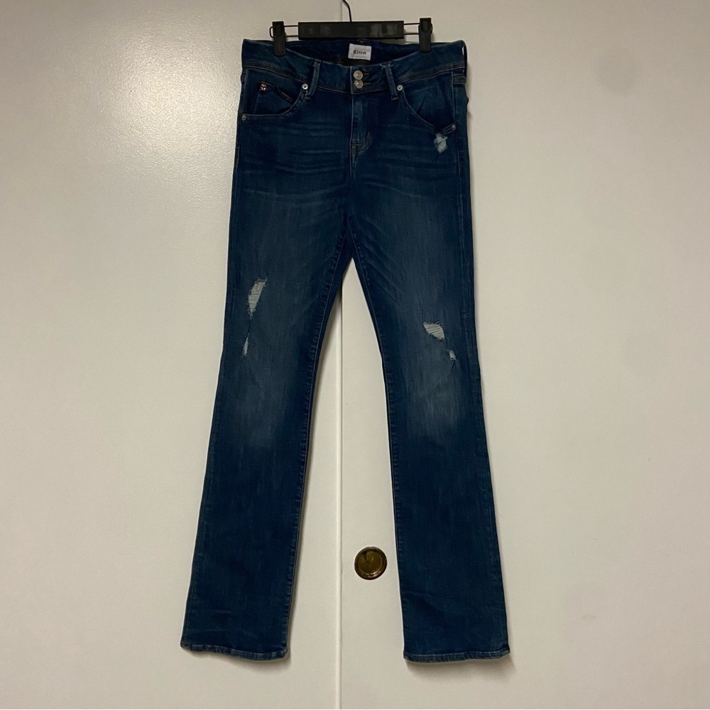 Hudson Beth Baby Boot Distressed Jeans Size 29